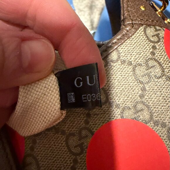 Gucci Geometric GG Supreme Canvas Jackie 1961 Small Studded Shoulder Bag - Picture 15 of 16